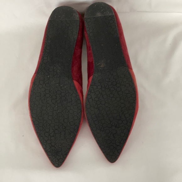 Calvin Klein Hyacinth Garnet/Cabernet Suede Flats - Picture 3 of 8